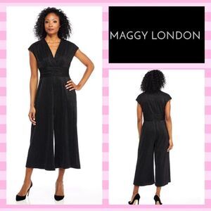 NWT MSRP $148 Maggy London MIRA JUMPSUIT Women's Size 8